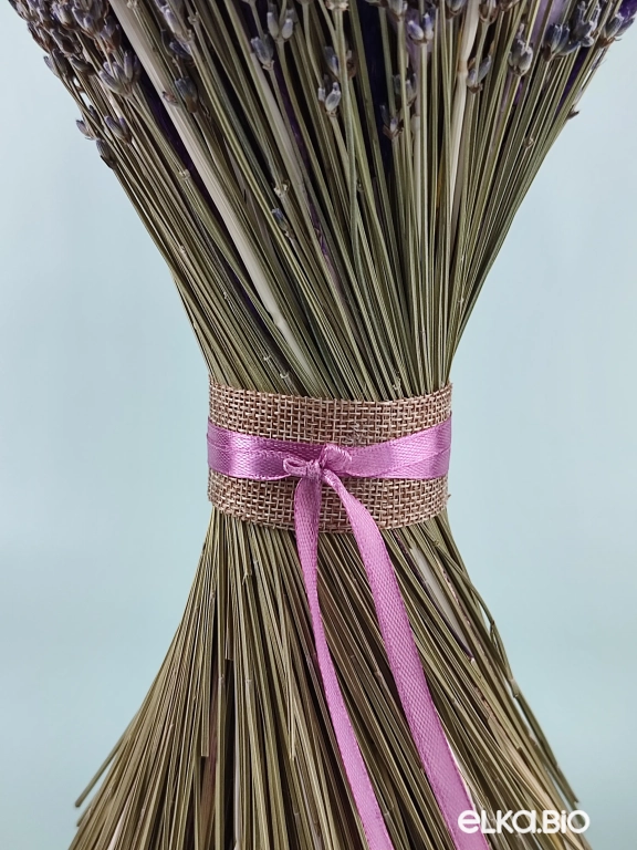 Большой букет из лавандина, сорго и льна Ю70-B105