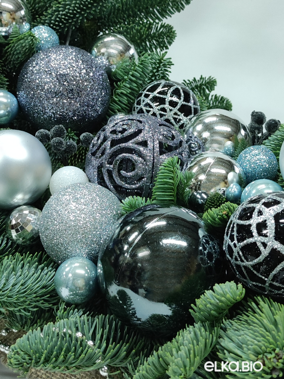 Композиция из пихты Нобилис Волшебная ночь Я2