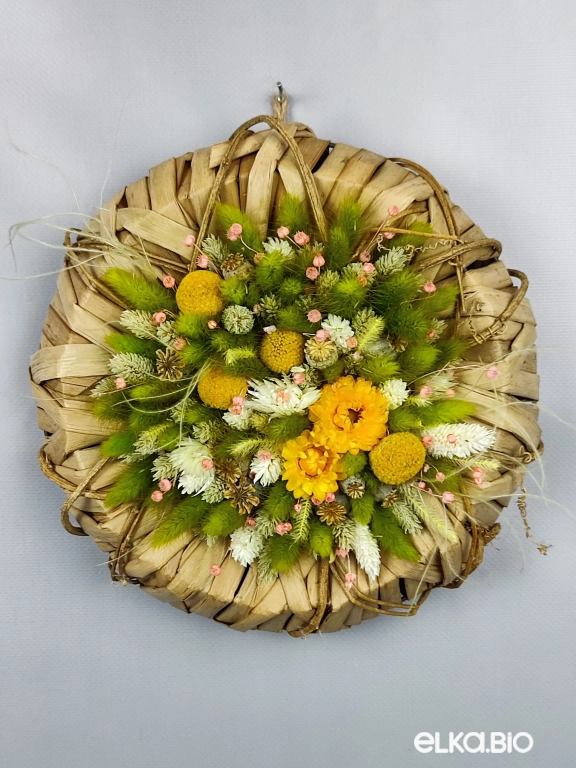 Панно на стену из лагуруса и фаляриса Б44-B102