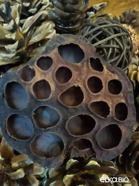 Декоративный шар из природного материала Грация Т74-В36