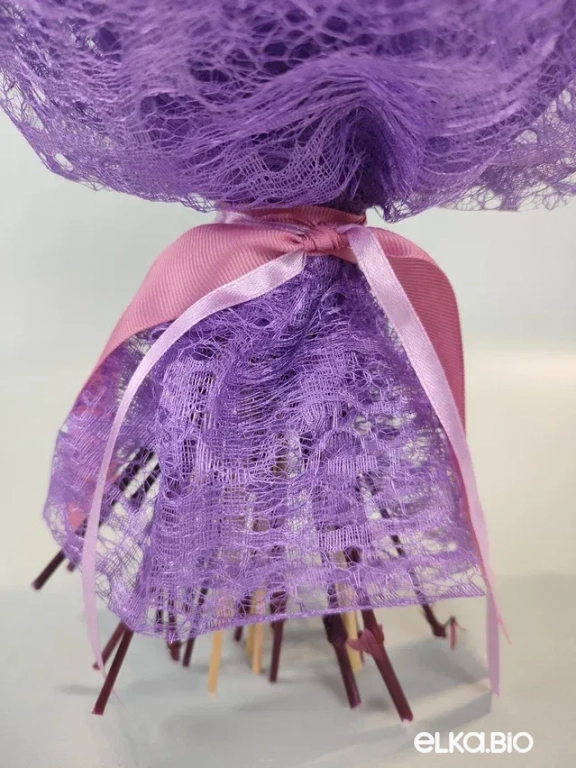 Cтабилизированный cиреневый букет из гипсофилы Б102-B111