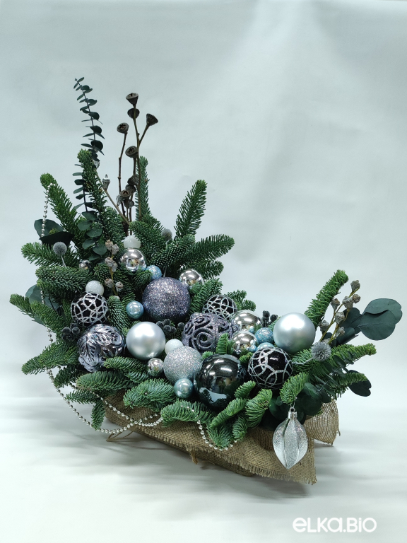 Композиция из пихты Нобилис Волшебная ночь Я2