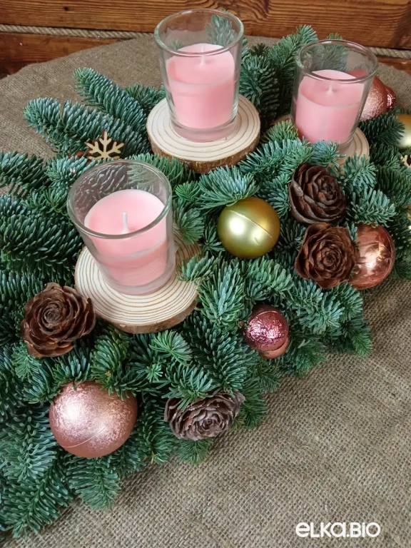 Новогодняя композиция из Нобилиса Шоколадная мечта Ю47-В710