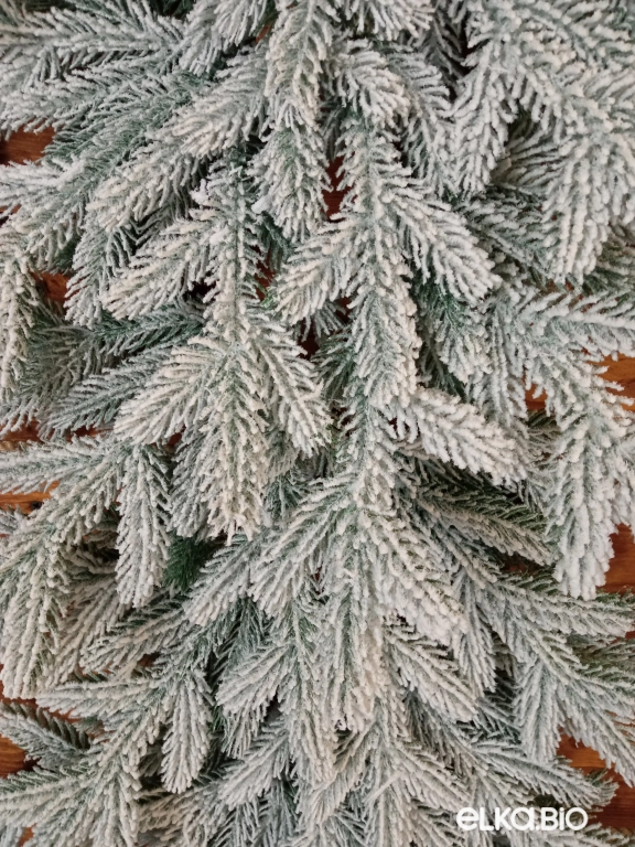 Новогодняя гирлянда Еловая в снегу 150*35 см-B536