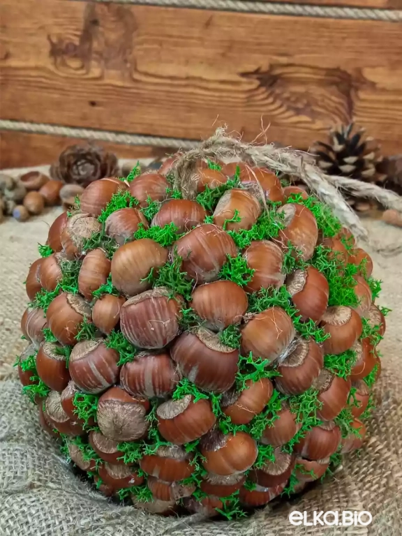 Декоративный шар из скорлупы фундука Фундук (маленький) М5-В20