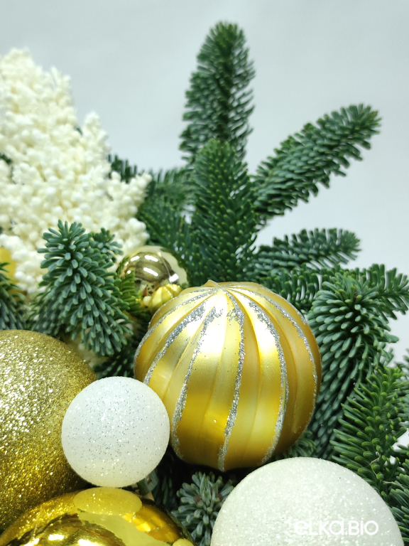 Настольная композиция из Нобилиса Снежные искры Я3