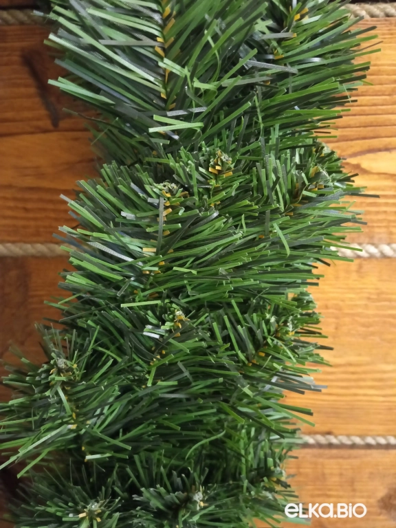 Гирлянда новогодняя Зеленая 270*20 см-В531