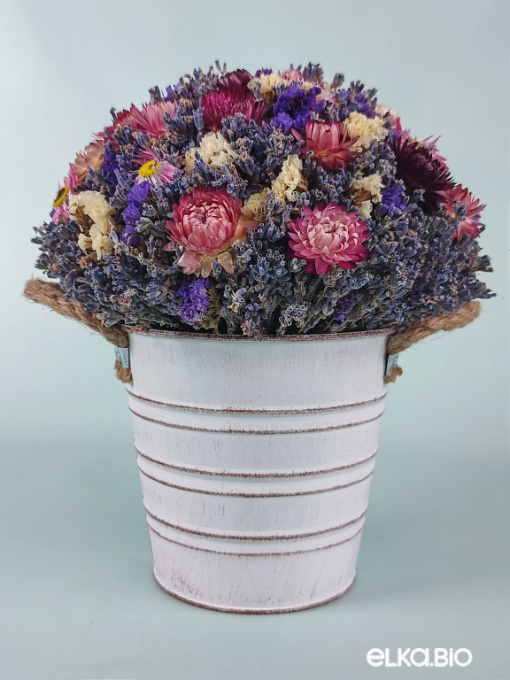 Настольная композиция из лаванды и сухоцветов Т173-B104