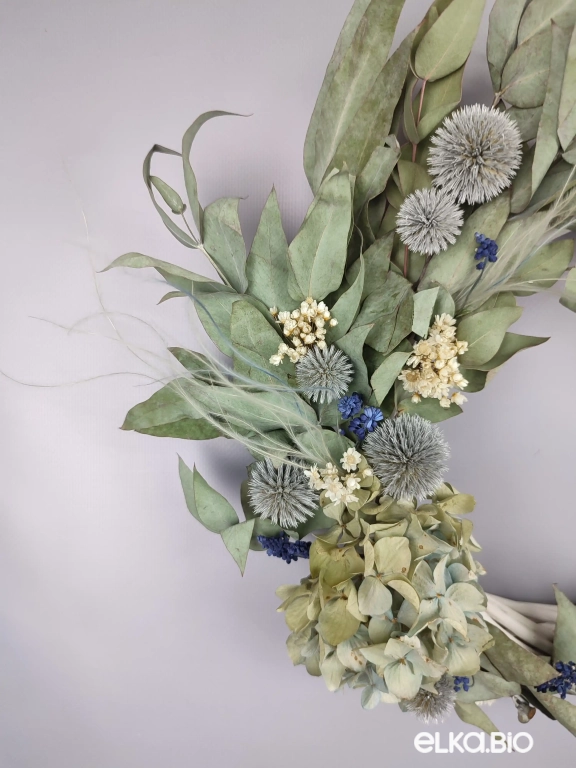 Венок из лозы с листьями эвкалипта А100-B100