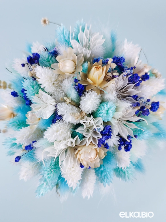 Маленький букет из лагуруса и фаляриса Т159-B102