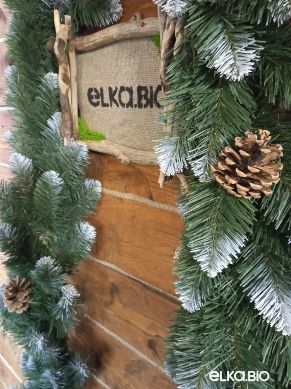 Новогодняя гирлянда Пихта с шишками 27026 см-В532