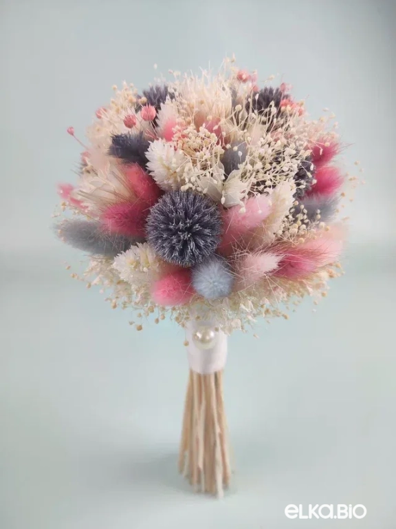 Cтабилизированный букет из гипсофилы и лагуруса Т235-B114 Cтабилизированный букет из гипсофилы и лагуруса Т235-B114