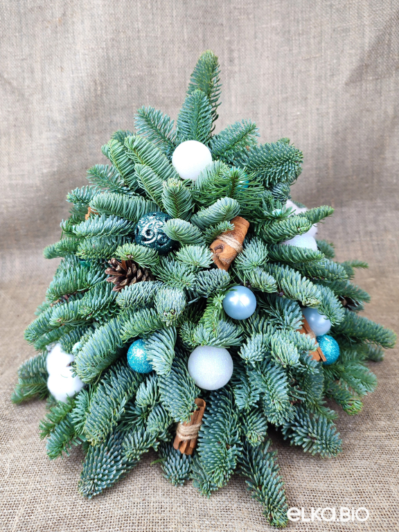 Новогодняя елка из Нобилиса Морозная Гармония Б128