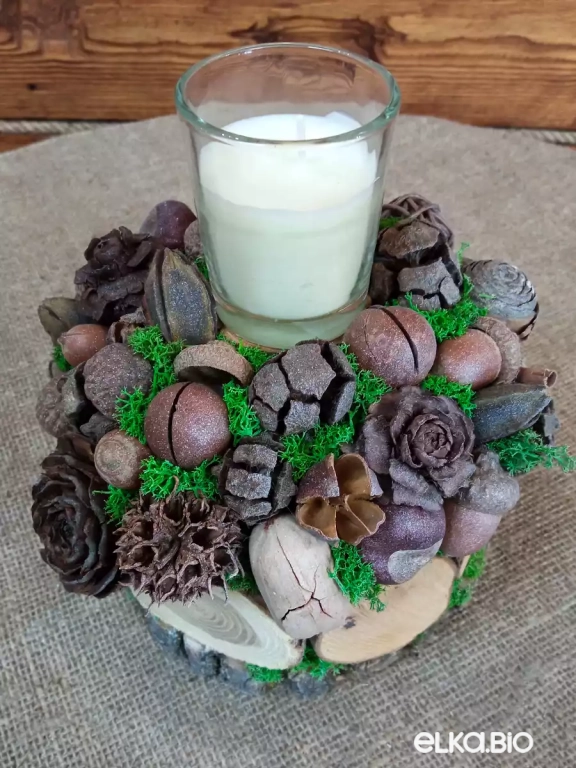 Настольная композиция со свечой Очаг Т78-В51