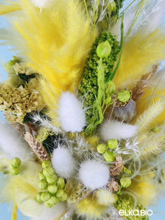 Букет из сухоцветов в вазе Б74-B104