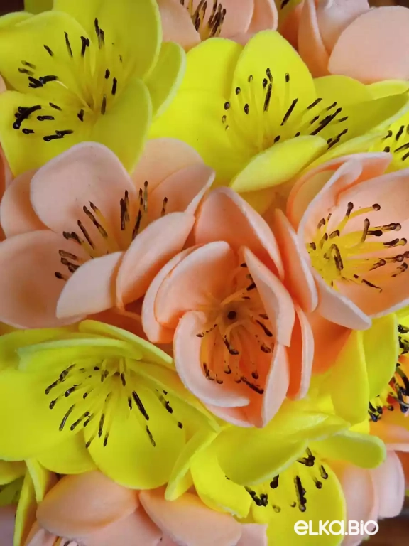 Декоративный шар из цветов Цветочное настроение М23-В26