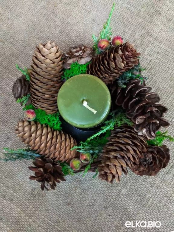 Настольная композиция со свечой Колодец света Т87-В51