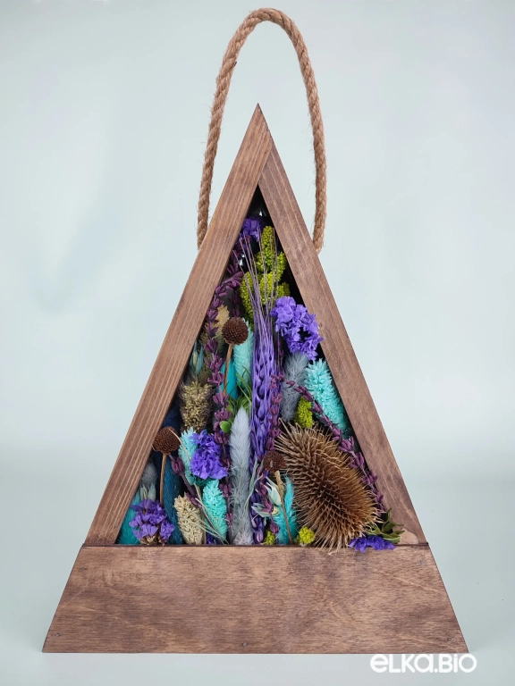 Композиция из сухоцветов в коробке Т176-B104