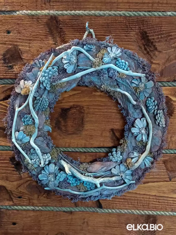 Венок декоративный из моренных палочек Пустыня Т20-В17