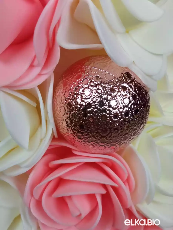 Настольная декоративная елка Кремовая сладость (маленькая) А28-В11