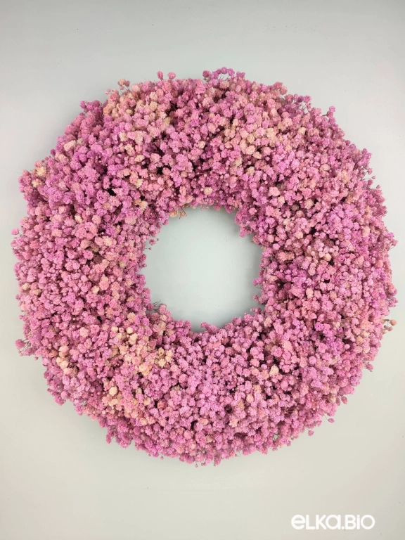 Розовый венок из гипсофилы А169-B112