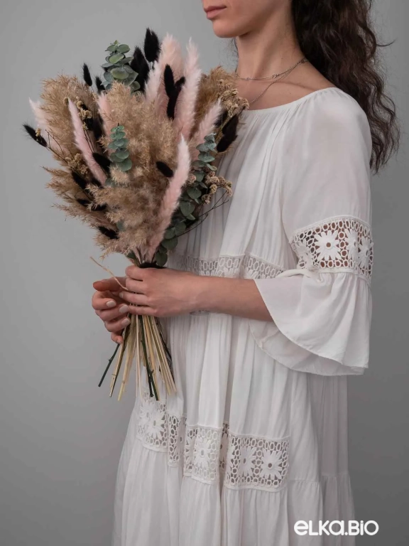 Сухоцветы для декора микс. Набор М087