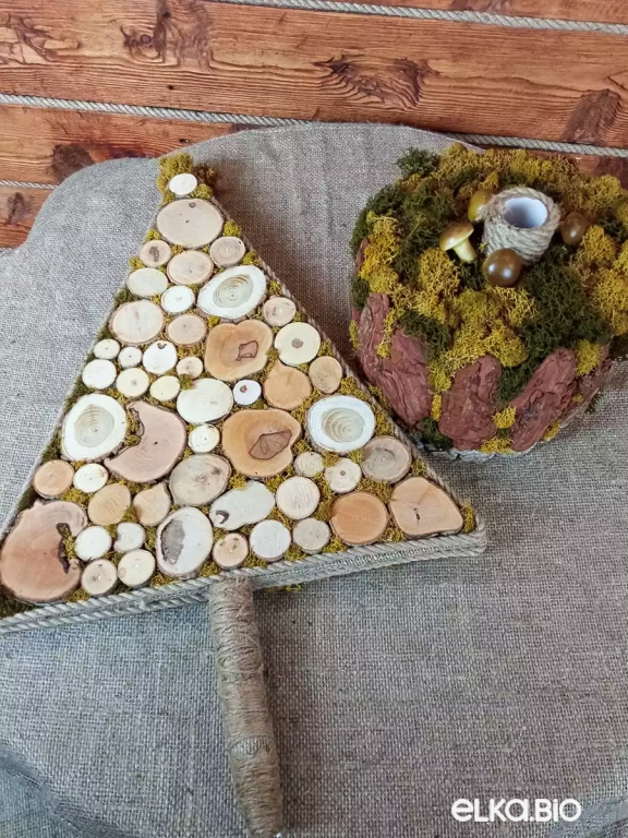 Настольная декоративная композиция разборная Флюгер в лесу Т83-В54