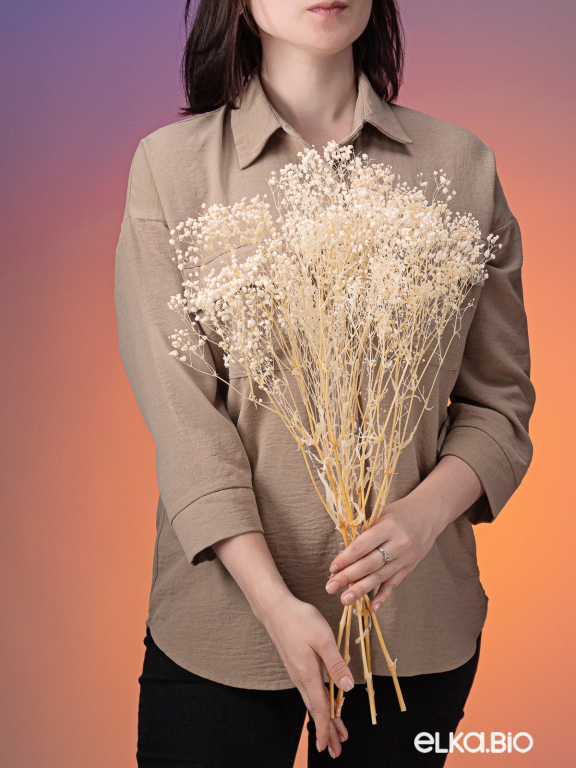 Гипсофила стабилизированная белоснежная 140 гр. высший сорт М157