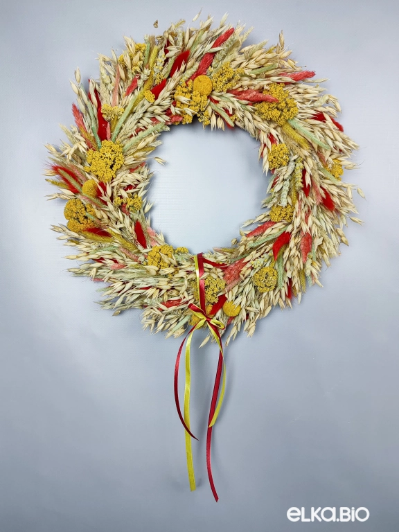 Венок из овса и лагуруса Т135-B102