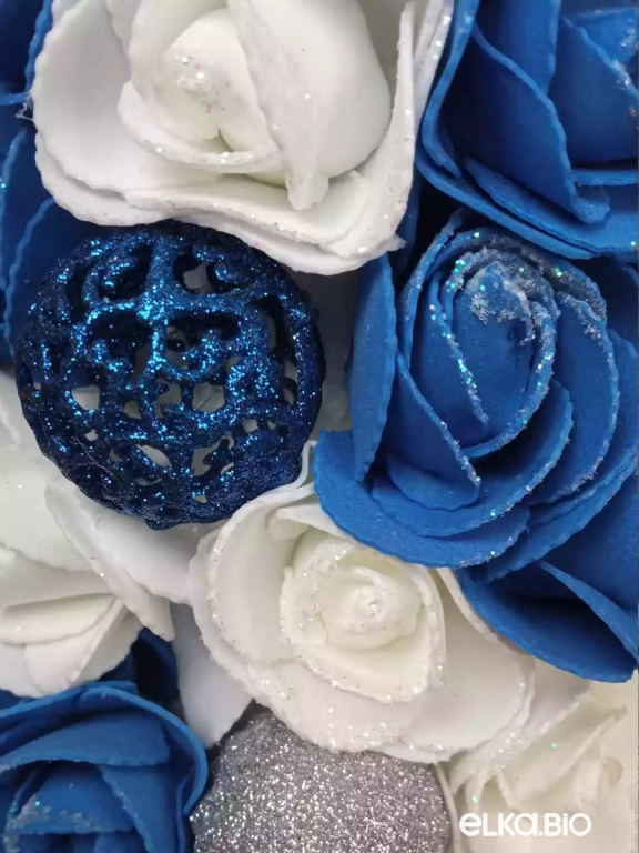 Настольная декоративная елка Холодный бриз (маленькая) А20-В12