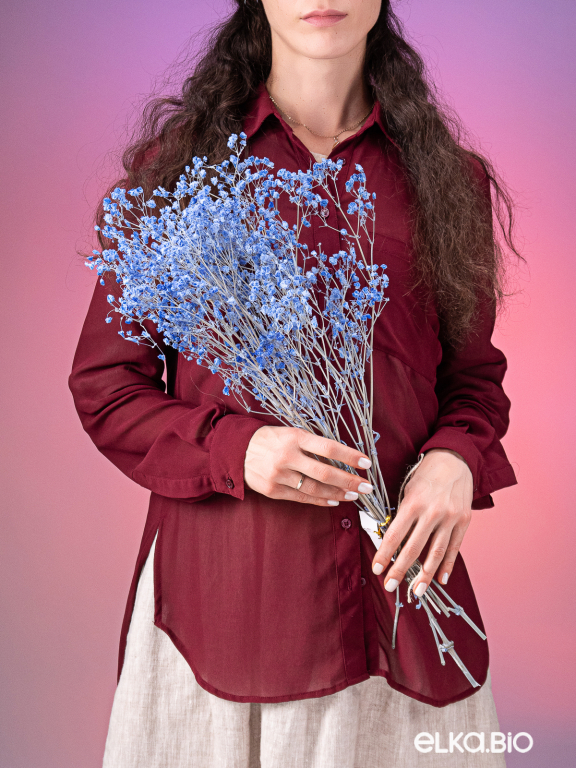 Гипсофила стабилизированная синяя 550 гр. первый сорт М5165