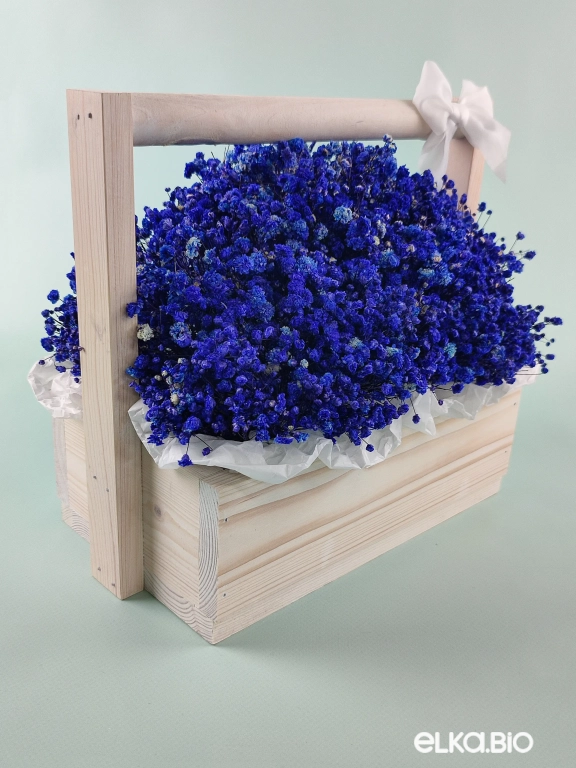 Композиция из синей гипсофилы А141-B104