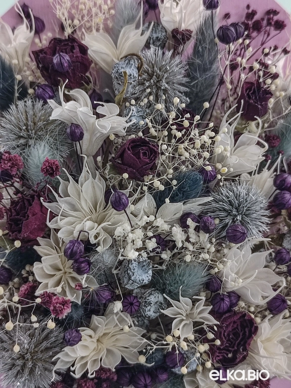 Композиция из гипсофилы, лагуруса и нигеллы Т166-B104