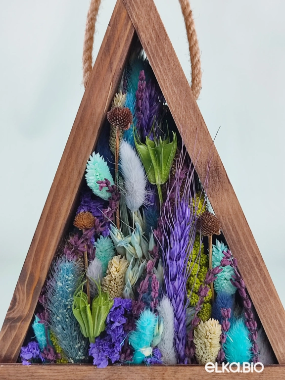 Композиция из сухоцветов в коробке Т176-B104