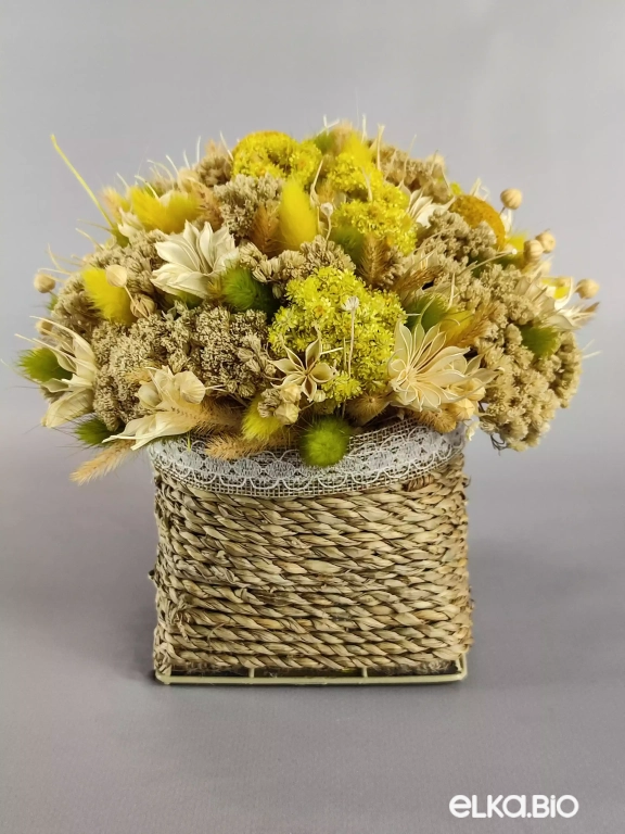 Букет цветов в корзине Т116-B100-Б