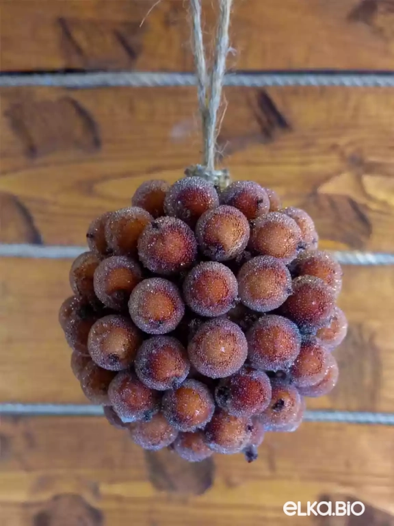 Декоративный шар из ягод Рябиновое настроение Т53-В20