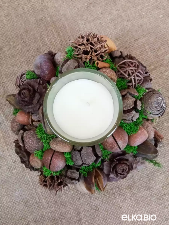 Настольная композиция со свечой Очаг Т78-В51