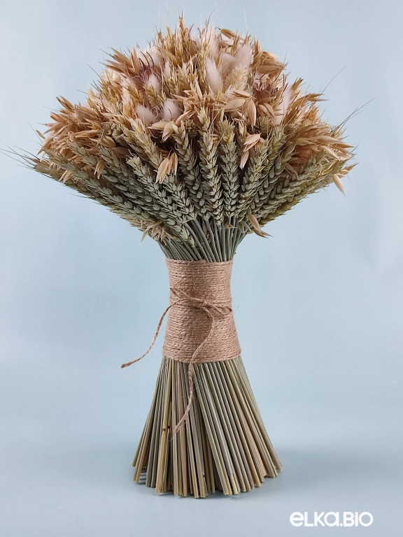 Букет из пшеницы, овса и лагуруса Т182-B109