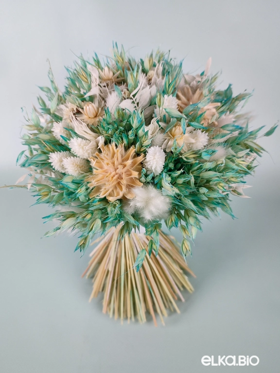 Букет из овса, протеи и гелихризума Т165-B105