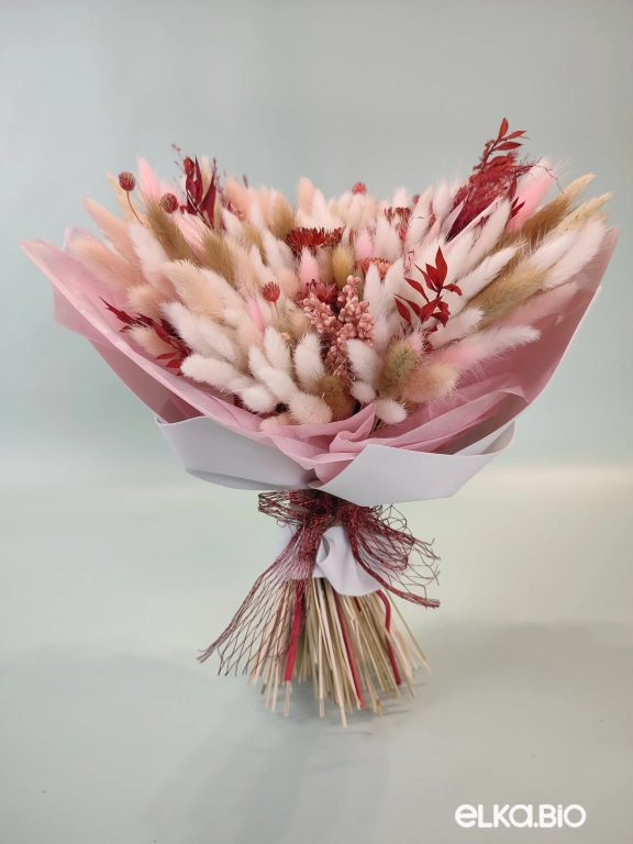 Нежный букет из лагуруса Б118-B112