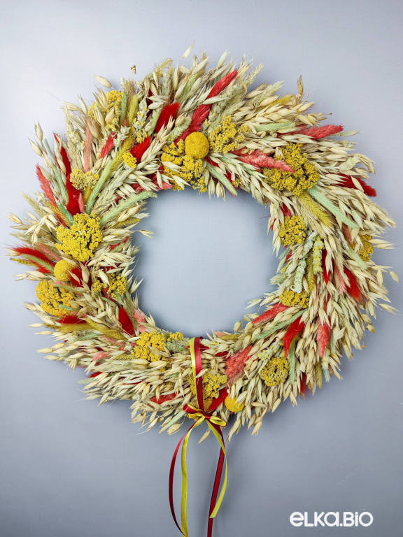 Венок из овса и лагуруса Т135-B102