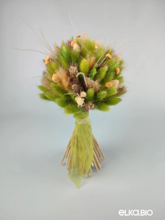 Летний букет из зелёных цветов Б106-B110