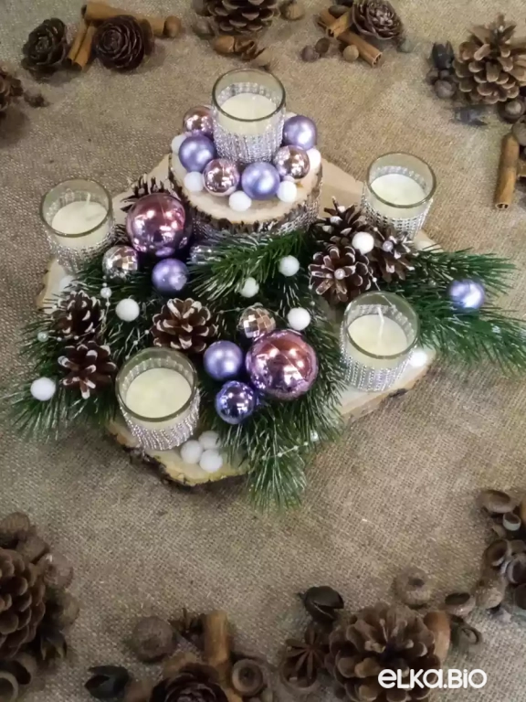 Композиция со свечами (5 свечей) Жемчужина П57-В34 Композиция со свечами (5 свечей) Жемчужина П57-В34