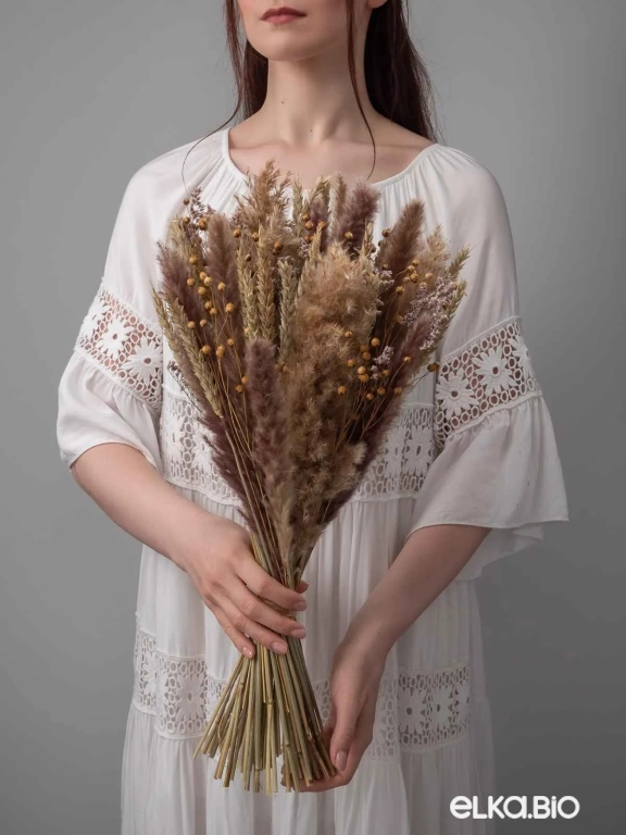 Сухоцветы для декора микс. Набор М064