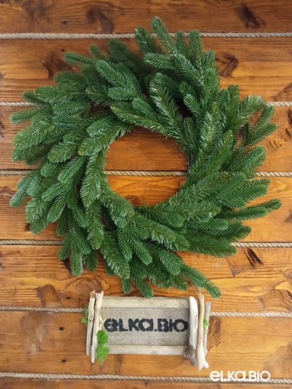 Рождественский венок Зеленый лес 50 см-В527