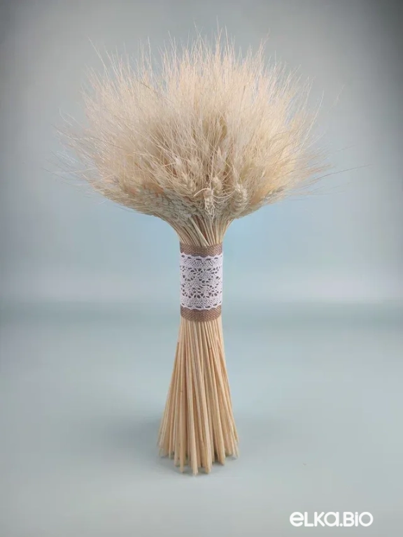 Букет из белой пшеницы Т240-B113