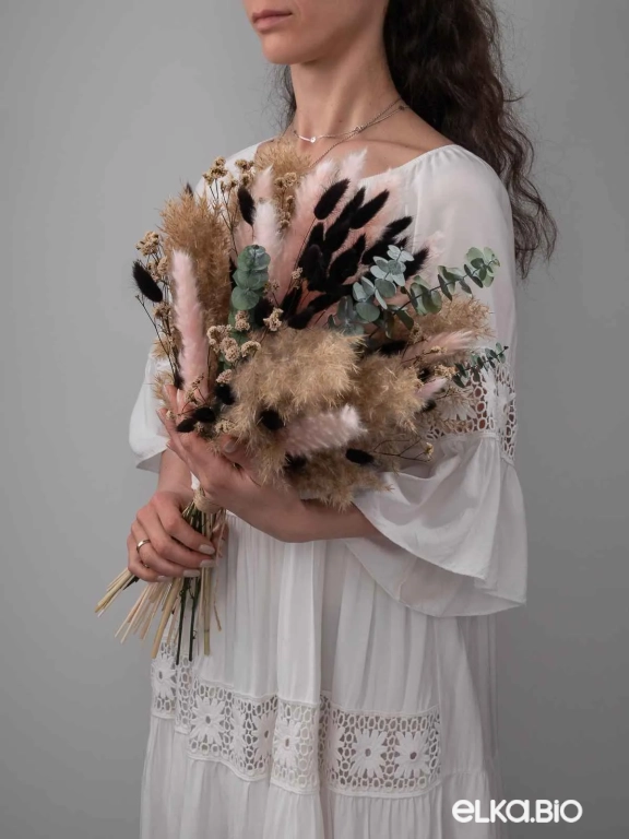 Сухоцветы для декора микс. Набор М087