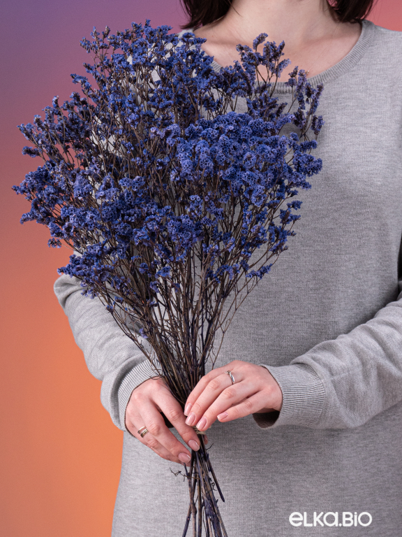 Цветы лимониума синие (80г) М220