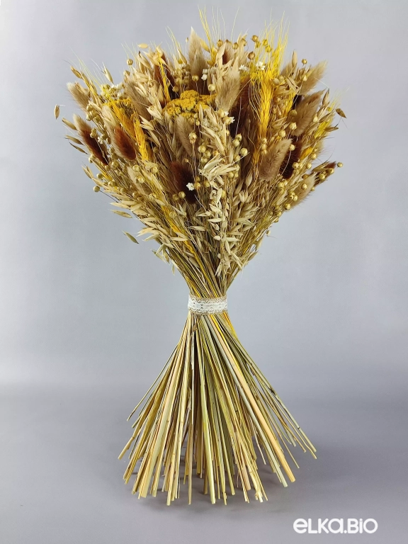 Большой букет из овса и лагуруса А120-B101