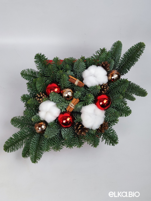 Новогодняя композиция из Нобилиса Новогоднее желание Ю43-В707